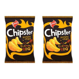 Twisties Chipster Flaming BBQ 130g Bundle of 2