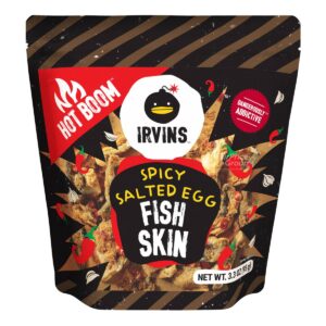 Irvins Salted Egg Fish Skin - Hot Boom