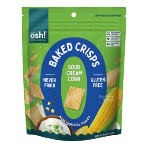 Oh So Healthy Baked Crisps - Sour Cream Corn