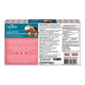 My Choice Thai Brand Coconut Crispy Rolls Original Dip Chocolate