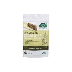 Nature’s Nutrition Raw Cacao Nibs Sweetened with Yacon Syrup