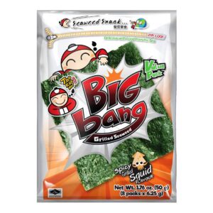 Tao Kae Noi Big Bang Grilled Seaweed - Spicy Grilled Squid