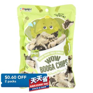 Kokiri Fried Seaweed Booga Chips - Wasabi
