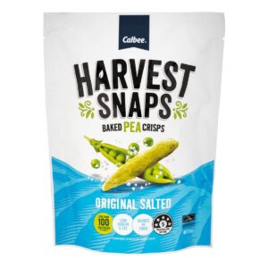 Calbee Harvest Snaps Baked Pea Crips - Original Salted