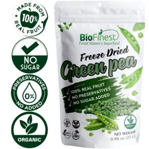 Biofinest Freeze-Dried Green Pea Snack Organic Fruit No Sugar