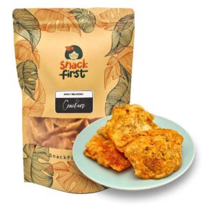 SnackFirst Spicy Belinjau Crackers (Emping Belinjo Chips)