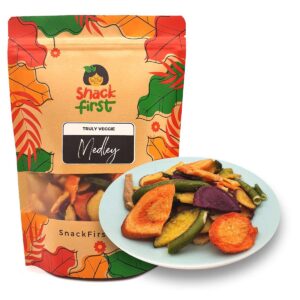 SnackFirst Truly Veggie Medley (Crunchy Mixed Veggie Chips)