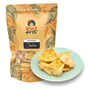 SnackFirst Bitter Belinjau Crackers (Emping Belinjo Chips)