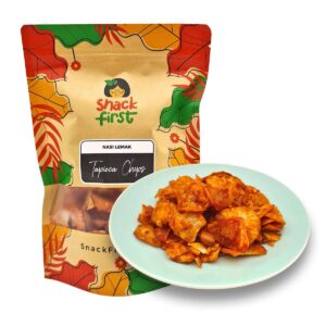 SnackFirst Nasi Lemak Tapioca Chips (Spicy Sweet Crackers)
