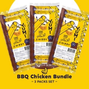 YUMI BBQ Chicken Corn Stick (Bundle of 3)
