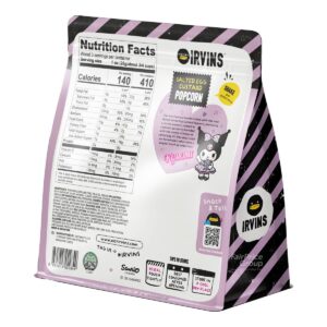 Irvins Kuromi Salted Egg Custard Popcorn + Merchandise