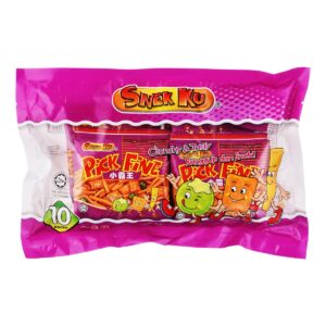 Snek Ku Flavoured Snack - Pick Fine Green Peas & Prawn (MiniPack)