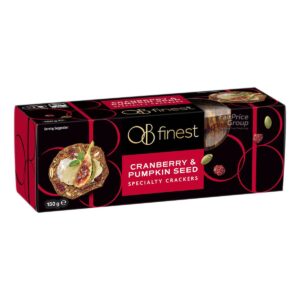 Ob Finest Specialty Crackers - Cranberry & Pumpkin Seed