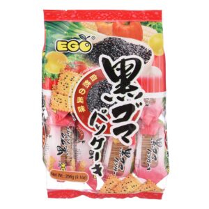 Ego Thin Vegetable Cracker - Black Sesame
