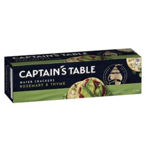 Captain's Table Water Crackers - Rosemary & Thyme