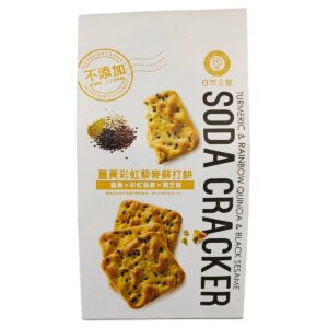 Natural's Idea Turmeric, Rainbow Quinoa, B/Sesame Soda Cracke
