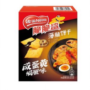 Nestle Shark Thin Biscuits with Salted Egg Yolk and Crab