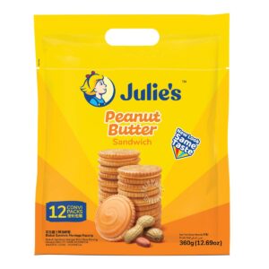 Julie's Sandwich Biscuits - Peanut Butter