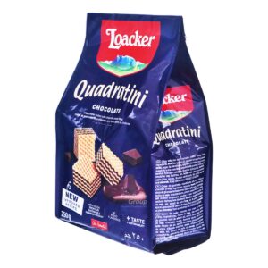 Loacker Quadratini Crispy Wafers - Chocolate