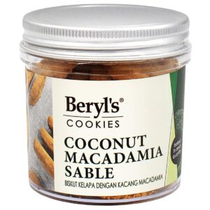 Beryl's Coconut Sable with Macadamia Nuts