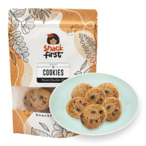 SnackFirst Worthy Pecans Chocolate Chip Cookies - SG Snacks
