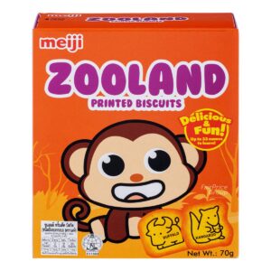 Meiji Printed Biscuits - Zooland