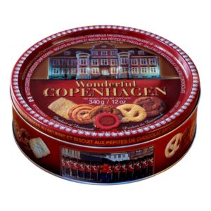 Wonderful Copenhagen Cookies Tin - Butter & Chocolate Chip