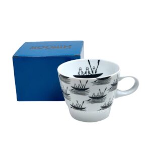 Ssh Giftset-Moomin Black White Mug & Biscuits(Hattifatteners)