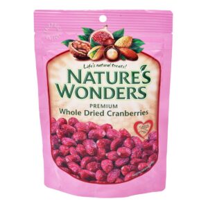 Nature's Wonders Premium Whole Dried Cranberries
