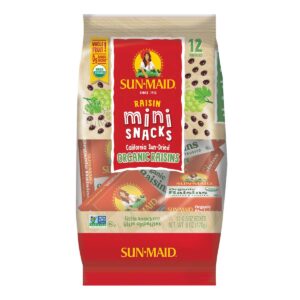 Sun-Maid Organic Raisins - Mini-Snacks