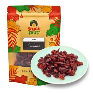SnackFirst Ruby Cranberries (Dried cranberries)