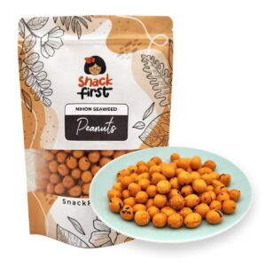 SnackFirst Nihon Seaweed Peanuts - Crunchy Umami Nuts
