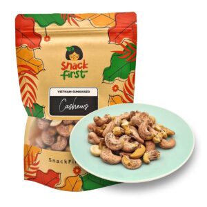 SnackFirst Vietnam Sunkissed Cashew (Roasted With Skin)