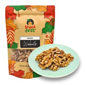 SnackFirst Squirrel Walnuts - Raw USA Walnuts