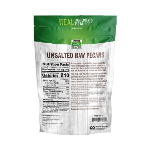 Now Foods Real Food Raw Pecans Unsalted