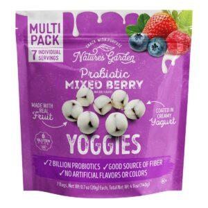 Nature's Garden Probiotic Yoggies - Mixed Berry