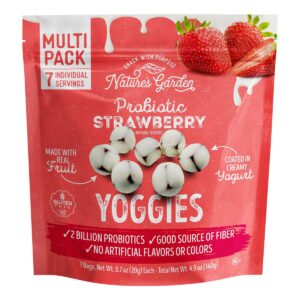 Nature's Garden Probiotic Yoggies - Strawberry
