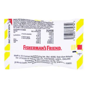 Fisherman's Friend Sugar Free Lozenges - Lemon