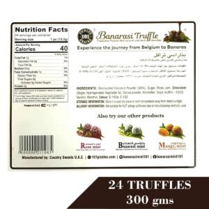 Banarasi Truffle Natural Mint Covered With Dark Chocolate