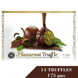 Banarasi Truffle Natural Mint Covered With Dark Chocolate
