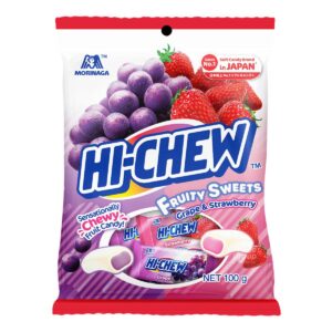 Hi-Chew Chewy Candy - Grape and Strawberry