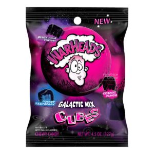 Warheads Chewy Peg Bag - Galactic Mix Cubes