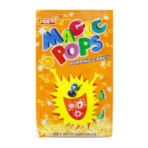 Gee.ef Magic Popping Candy (Orange) 4 Packets