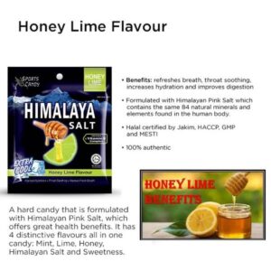 Himalaya Salt Sports Candy Honey Lime Flavour, Extra Cool