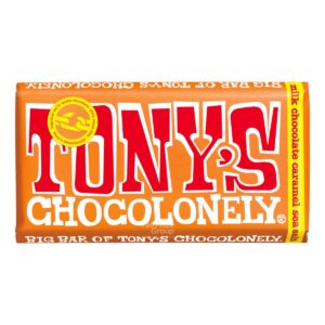 Tony's Chocolonely Milk Chocolate Bar - Caramel Sea Salt