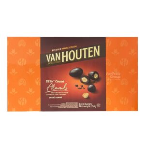 Van Houten 52% Dark Chocolate Box - Cocoa Almonds