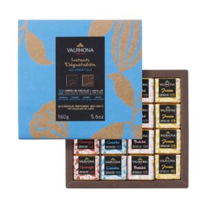 Valrhona Gift Box 32 Squares Dark & Milk Choc