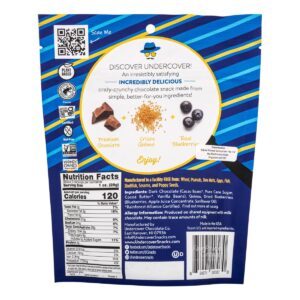 Undercover Crispy Quinoa Dark - Chocolate + Blueberries