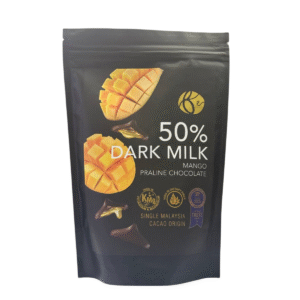 BennsEthicoa 50% Dark Milk Praline Chocolate- Mango