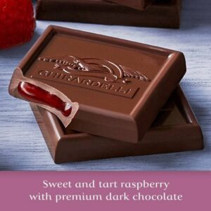 Ghirardelli Dark Chocolate Raspberry Squares Bag